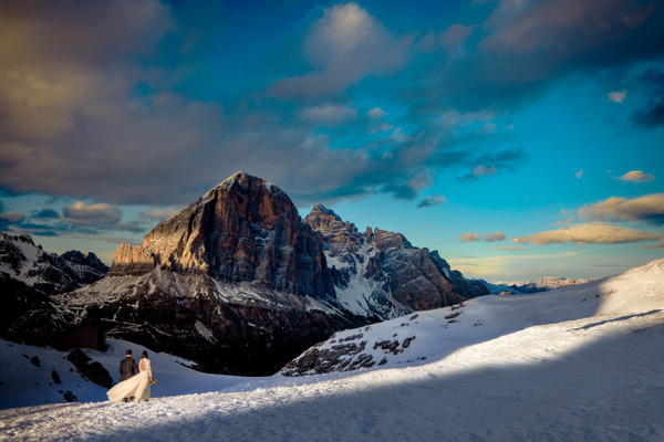 elopement wedding in dolomites